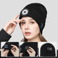 Peel-Off LED Headlamp Bluetooth Headset Knit Cap❄️🧢