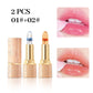 💗BUY 1 GET 1 FREE-EACH ONLY ￡3.99!!🌟Crystal Flower Temperature Color Change Jelly Lipstick