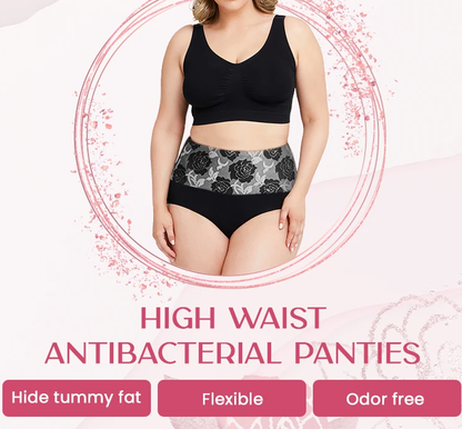 🥰 Limited Time 50% Off🔥Elegant High-Waist Cotton Panties – Supreme Tummy Control & All-Day Comfort