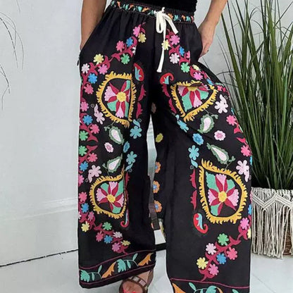 2025 New Arrival- 49% OFF🔥Women's Drawstring Faux Denim Casual Pants