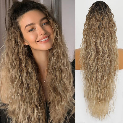 💥Hot Sale🍃Curly Wavy Frizzy Hair Extension with Ponytail（50% OFF）