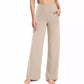 Women's Wide-Leg Stretch Yoga Lounge Pants with Pockets