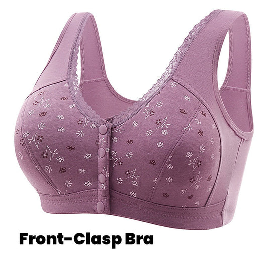 ✨Spring New Arrival✨Women's Sexy U-Shaped Wireless Front-Clasp Bra