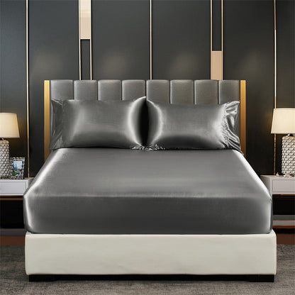🛏️ Enjoy 50% off now! Faux satin sheets—silky-smooth, breathable, and hypoallergenic—for a cool, luxurious, and restful sleep. 🌙✨