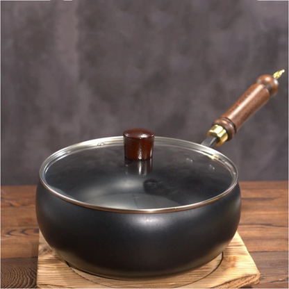 ⏳Time-limited Special⌛Uncoated Thick Iron Pot