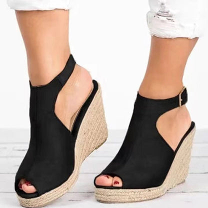 ✨Early Summer New✨Women's Ankle Strap Wedge Platform Sandals