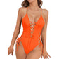 ⏰Final Day SALE 50% OFF👙Women's Sexy V-Neck One Piece Swimsuit