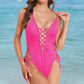 ⏰Final Day SALE 50% OFF👙Women's Sexy V-Neck One Piece Swimsuit