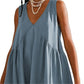 🔥Last Day 49% OFF -💃 Women's Summer Sleeveless V-Neck Mini Dress