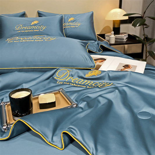🎁Get Ready For Summer 2026(-50%)❄️Washable、cooling 4-piece bed linen🛏️