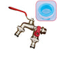 🔥Only ￡7.99!!!📢Universal Stainless Steel Double Outlet Garden Faucet🚀Independent Valves, Heavy-Duty & Easy Install 🚰
