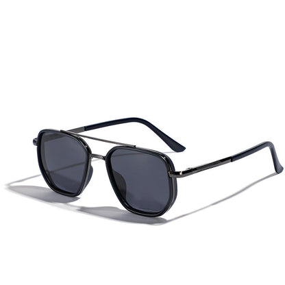 🔥✨Hot Sale 50% Off🥰Geometric Double-Beam Polarized Sunglasses – Bold Style Ultimate Clarity! 🕶️