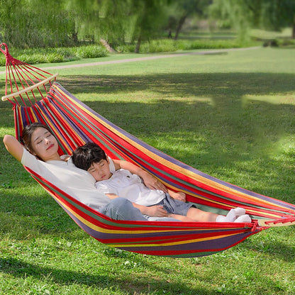 ⏰Last Day Hot Sale!!⌛LIMITED SALE 50% OFF✨Reinforced & Multi-Person Striped Hammock