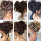 💁‍♀️LAST DAY - BUY 1 GET 1 FREE + FREE GIFT!!💗Messy Curly Hair Bun Scrunchie Extensions👩‍🦱