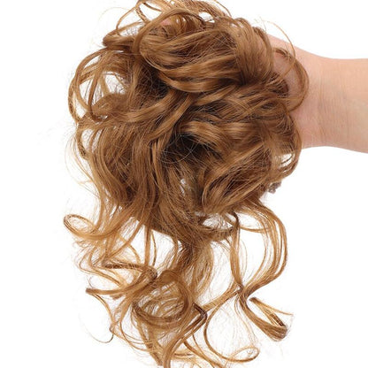 💁‍♀️LAST DAY - BUY 1 GET 1 FREE + FREE GIFT!!💗Messy Curly Hair Bun Scrunchie Extensions👩‍🦱
