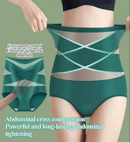 ✨2025 Hot Sale⌛High-Waisted Traceless Ice Silk Shaping Pants