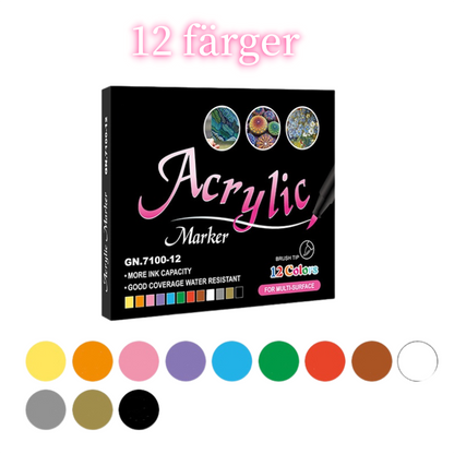 🎅Christmas Gift idea 50%OFF -🎁Water-Based Acrylic Paint Pen Set