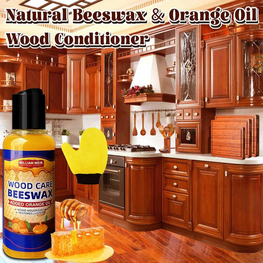 🔥Last Day Promotion 49% OFF 🚀 Natural Beeswax & Orange Oil Wood Conditioner