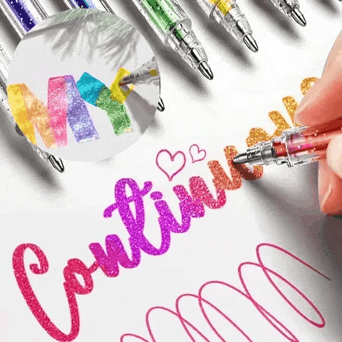 🎁Last Day Sale 49% OFF✨Glitter Gel Pen Set✨