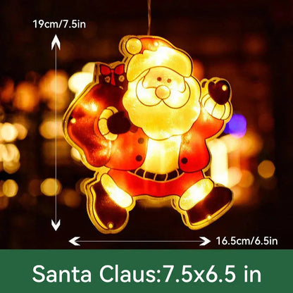 🎅 Christmas Hot Sale 50% Off🎉Only Today Special Price ￡8.99 !!🎄Christmas Window Hanging Lights
