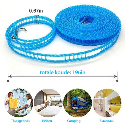 🏆LAST DAY SPECIAL PRICE ￡6.99⚡50K+ SOLD💕Windproof Non-Slip Clothesline