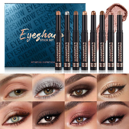 🥳2026 HOT SALE🥳💞50K+ SOLD!🌈👁️ 50% OFF! 8 Colors Waterproof Eyeshadow Stick – All‑day shimmer, sweat & tear proof. Creamy blend, stunning glow. Your new beauty essential. 💖✨