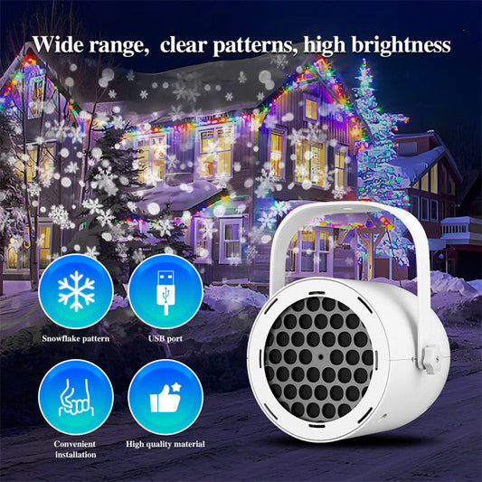 🎁BLACK FRIDAY SPECIAL PRICE: ￡9.99!!❄️🎅16-Pattern USB Christmas Projector Light