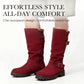 💖Black Friday Mega Deal – 61% off!💖Women's Slouchy Boots, Mid-Calf Length👢