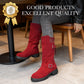 💖Black Friday Mega Deal – 61% off!💖Women's Slouchy Boots, Mid-Calf Length👢