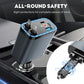 ⚡ BUY 2 GET 1 FREE! ✨ Ultra-fast 4-in-1 Car Charger 90W – With Retractable Cables & Ambient Starlight 🚗🌌