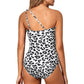 💥LAST DAY SALE 50% OFF🏖️👙One Shoulder One Piece Swimsuit For Women Tummy Control Bathing Suit