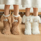 ⏳LAST DAY SALE 50% OFF! 💗 Women's Plush Slipper Socks 🧦 Thick Fleece-Lined & Anti-Slip | Warm, Cosy & Perfect for Indoor Winter Wear ❄️