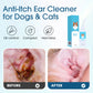 🐾 BUY 1 GET 1 FREE! 🔥 Pet Ear Cleaner – Natural plant extracts – 68K+ sold – gentle, safe for dogs & cats – helps prevent infections 🌿🐶✨