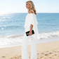 💥2026 Hot Sale 50% OFF🤩Women’s Irregular Chiffon Tops & Wide-Leg Pants Set🎀
