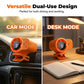 🌀Summer Hot Sale - ONLY ￡10.99!!💨50K+ SOLD!🚙Hands-Free Personal Cooling Fan with LED Display❄️🌬️