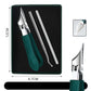 🔥50% Off Limited Time🚀Buy 1 Get 1 Free🎁Wide Jaw Opening Eagle Beak Angled Nail Clippers for Thick Nail 3-Piece Set✂️💅