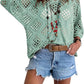 💥Hot Sales-50% OFF🔥Womens Bohemian-Inspired Beige Crochet Top with V-Neck🎽