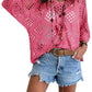 💥Hot Sales-50% OFF🔥Womens Bohemian-Inspired Beige Crochet Top with V-Neck🎽