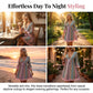 📢📢40% OFF !! ⏰The Bohemian Lace Trim Dress: V-neck, Long Sleeves, All-over Print👗