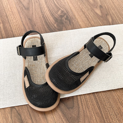 🔥Last Day Sale 50% OFF⚡Breathable Mesh Flat Sandals with Ankle Strap💥