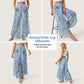 🌷Summer Cool Deal: ONLY ￡14.99!!✨️🎉Women's Printed Wide-Leg Drawstring Trousers👖