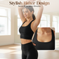 🔥LAST DAY SALE 50% OFF💖Women's Halter Neck Ruched Sports Bra👙