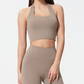 🔥LAST DAY SALE 50% OFF💖Women's Halter Neck Ruched Sports Bra👙