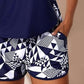 📢📢40% OFF !! ⏰Color-Blocking Printed Loose Swimsuit Set👙💕
