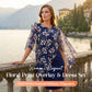📢📢35% OFF !! ⏰Women's Elegant Floral Print Overlay & Dress Set👗