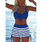 🩱🌊 LIMITED-TIME 50% OFF! 👙 Women’s Drawstring Bikini Set with Boy Shorts – Adjustable Support, Ruched Fit & Active Beach Coverage ✨