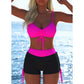 🩱🌊 LIMITED-TIME 50% OFF! 👙 Women’s Drawstring Bikini Set with Boy Shorts – Adjustable Support, Ruched Fit & Active Beach Coverage ✨