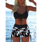 🩱🌊 LIMITED-TIME 50% OFF! 👙 Women’s Drawstring Bikini Set with Boy Shorts – Adjustable Support, Ruched Fit & Active Beach Coverage ✨