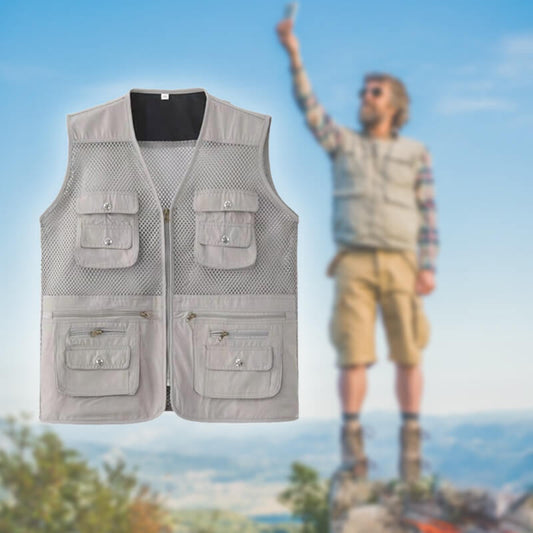 🥵🌴Last Day Sale 50% OFF🔥Outdoor ice silk multifunctional vest❄️🧊