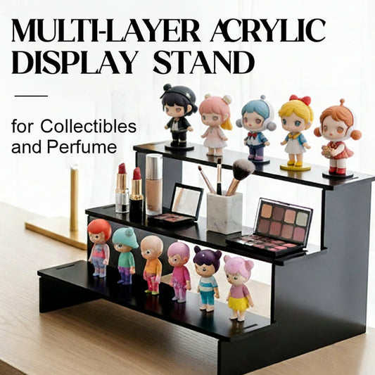 🔥49% Off🚀Multi-Layer Acrylic Display Stand for Collectibles and Perfume🖼️